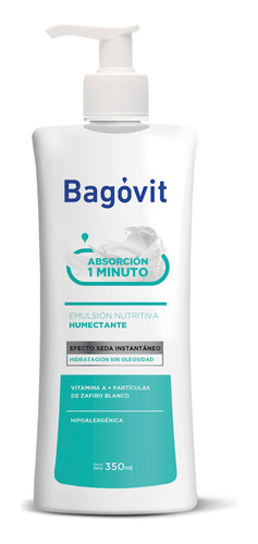 Bagovit A Emulsion Absorcion Inmediata Efecto Seda 350grs