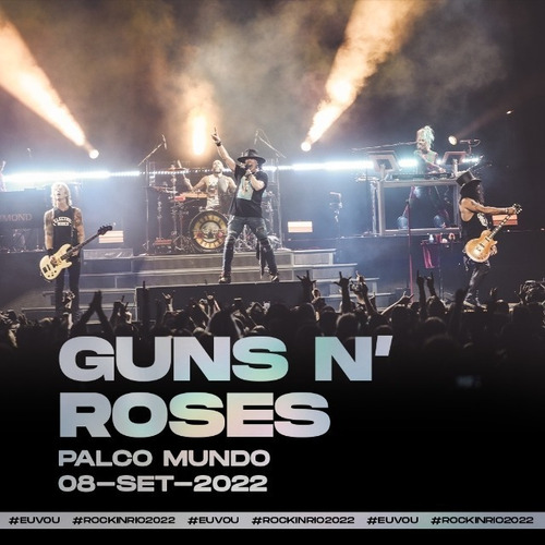 Ingresso Rock In Rio - Guns N' Roses 08/09