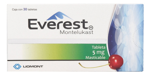 Everest 5 Mg 30 Tabletas Masticables