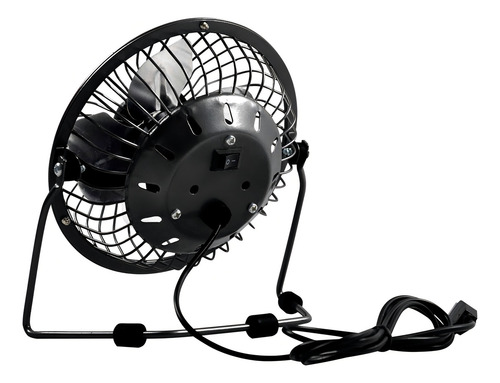 Mini Ventilador De Mesa Not Articulavel Usb 8 Polegadas Top