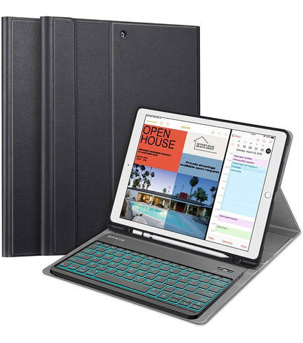 Funda Con Teclado Para iPad Pro 12.9 Fintie De Tpu Suave