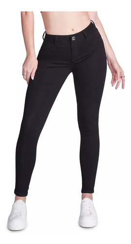 Jeans Seven Pantalón Levanta Pompa Mujer Pushup Negro