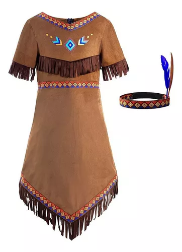 Las mejores ofertas en Trajes de poliéster nativo americano para Niñas