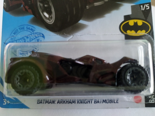 Hot Wheels Batman: Arkham Knight Batmobile 1/5 Rojo 8/250 | MercadoLibre