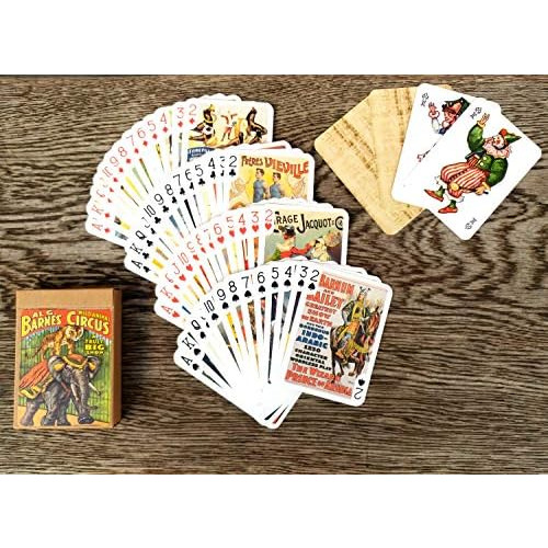 S De Póker De Estilo Retro De Circo (mazo De Póker De...