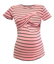 Comprar Blusa Lactancia Rayas . Embarazo Y Maternidad