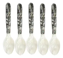 Comprar Cuchara De Cáscara De Cuchara De Perla Hecha A Mano Cucharas