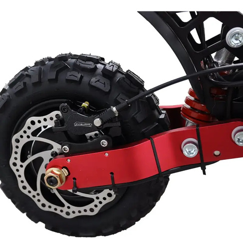 Patinete Elétrico Étrico Mais Rápido Do Brasil 65km P1200w Cor Preto