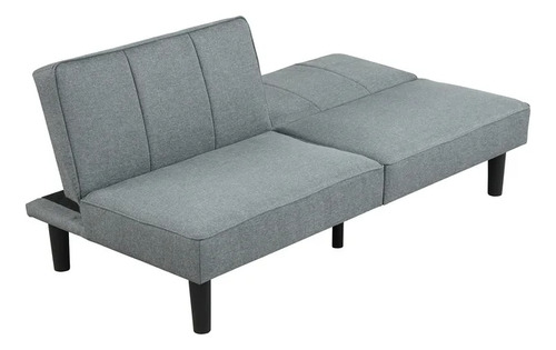 Sofá Estilo Moderno Y Funcionalidad Futón Mainstays 66 Gris