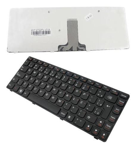 Teclado Para Notebook Lenovo Z380 Z480 Z485 G480 G485 Preto