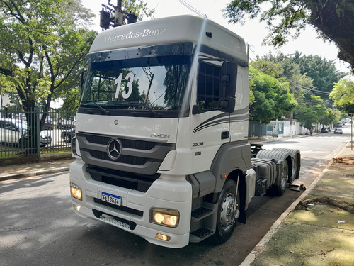 Mb 2536 Axor 2013 6x2 Automático Teto Alto Único Dono Novo