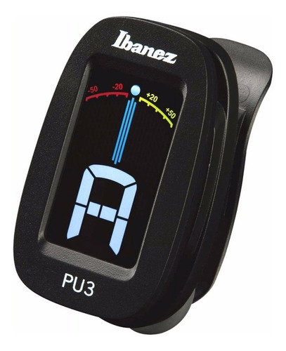 Ibanez Pu3-bk Afinador Cromatico De Clip Color Negro