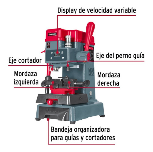 Duplicadora De Llaves 8 Tipos, Tipo Taladro, Con Iluminación