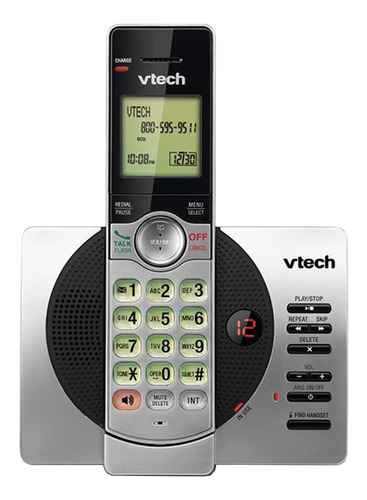 Teléfono VTech CS6929-2 inalámbrico - color gris