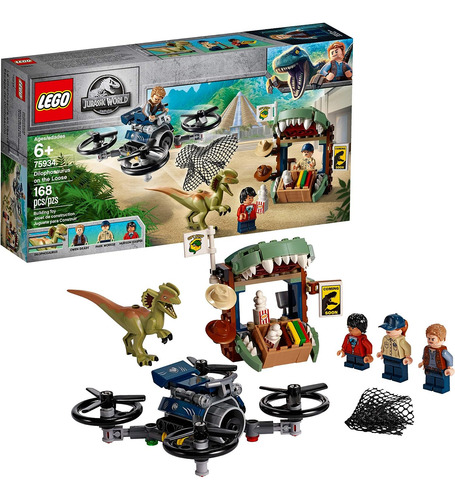 Lego Jurassic World Dilophosaurus En El Kit De Construcción