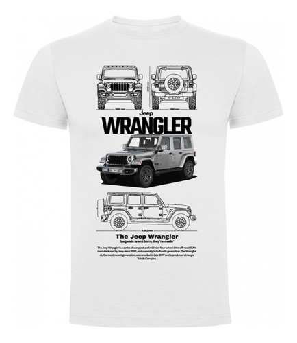 Polera De Algodon - Wrangler - Jeep 