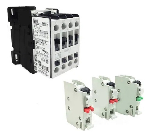 Contator Tripolar Cwm12-22-30v26 12a 2na + 2nf 220vca Weg