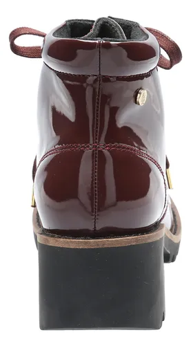 Botin Mujer Sula Rojo Hush Puppies Cuotas sin inter s
