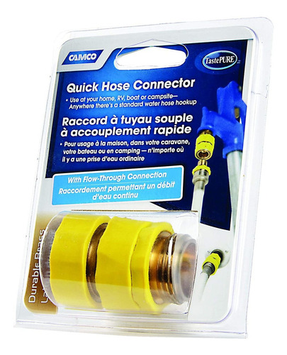 Camco 20143 Rápida Conector De La Manguera Con La Conexión D