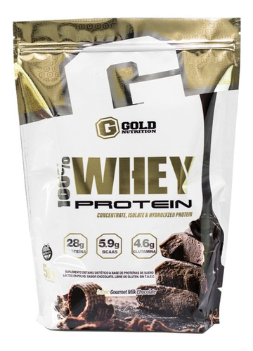 Whey Protein  100%   5lbs  Gold Nutrition. Outlet