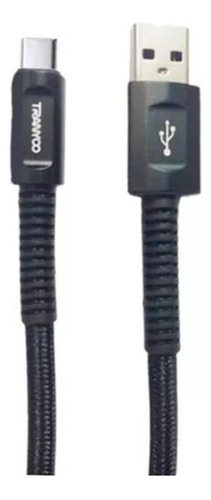 Cable Tipo C 6a Ficha Metal Mallado Reforzado Carga Rapida