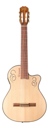 Guitarra Electroacústica La Alpujarra 300KINK para diestros natural jacaranda mate