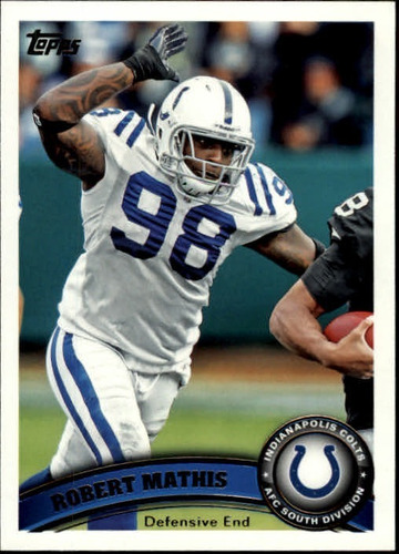2011 Topps #26 Robert Mathis Indianapolis Colts