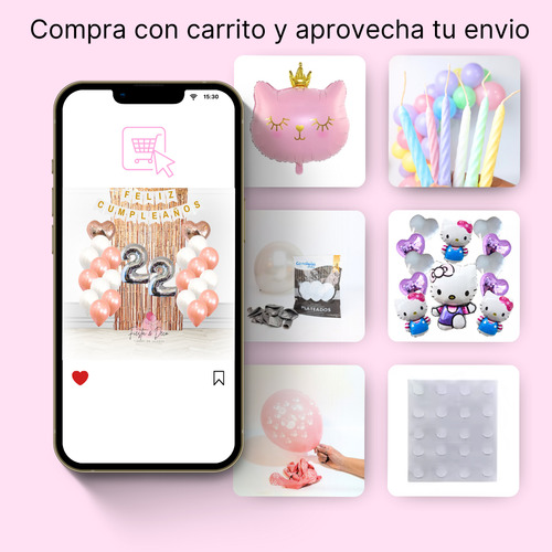 Pack X 5 Globos Metalizados 50cm Motivo Fiesta Boliche Disco Plateada Boliche Disco