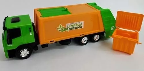 Brinquedos para Crianças / Primeira Viajem Caminhão Iveco Coletor de Lixo 