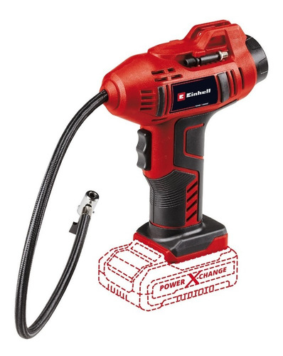 Inflador Inalámbrico Einhell Ce-cc 18 Li + Carg. + Batería 