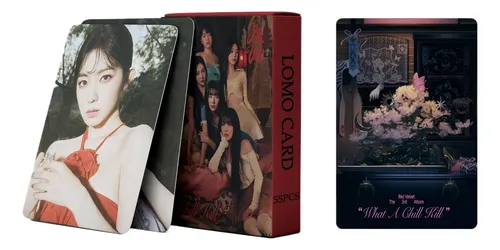 55 Cartões Pequenos Red Velvet Chill Kill Kpop Lomo Tks
