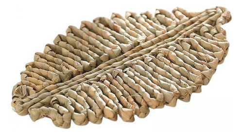 2 Mantel Individual En Forma De Hoja Fácil De Limpiar