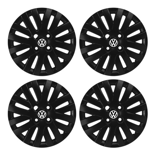 Juego Taza Gol Power 06 Al 14 De 14 PuLG Negra Logo