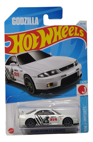 Hot Wheels Nissan Skyline Gt-r Bcnr33 #96 2024 Godzilla Bb-2