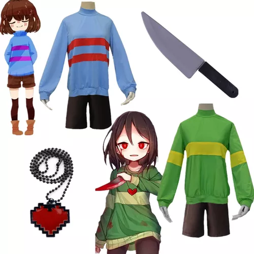 Vestuário Exclusivo Undertale Insans Cosplay Feito De Poliéster Durável E  Acrilonitrilo