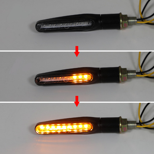 Luz Indicadora De Giro Para Moto, Scooter, Chopper Cafe Race