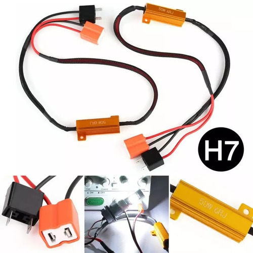 Resistencia Canbus Anti-error Para Bombillo Led H7 H11 H1