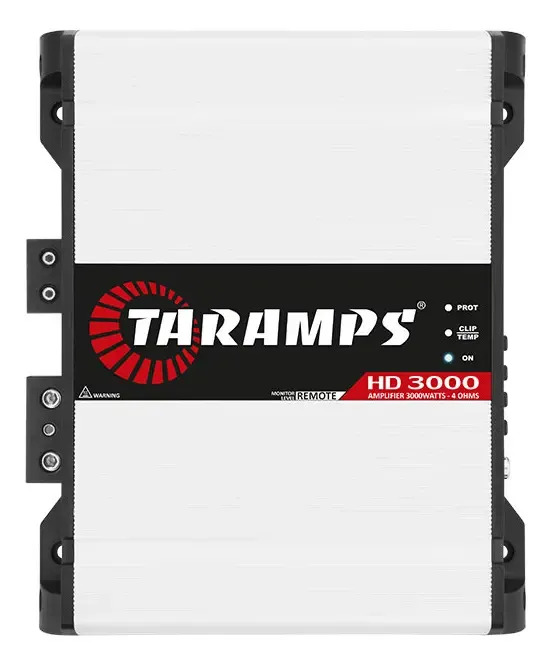 Módulo Amplificador Taramps HD3000 de 3000W RMS para Som Automotivo