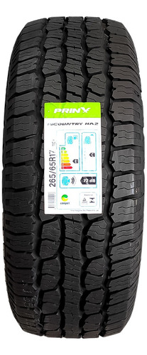 Pneu Prinx Ha2 A/t 265/65r17 112t Letras Brancas Índice De Velocidade T