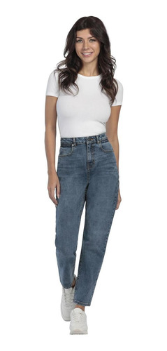 Pantalón Jeans Mom Fit Tapered Lee Mujer 340