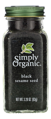 Simply Organic Black Sesame Seed Ajonjolí Negro 93g