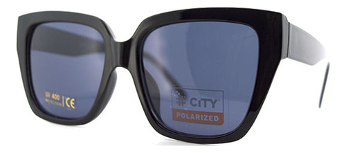 Lentes De Sol City 17507 Diseño Negro C2