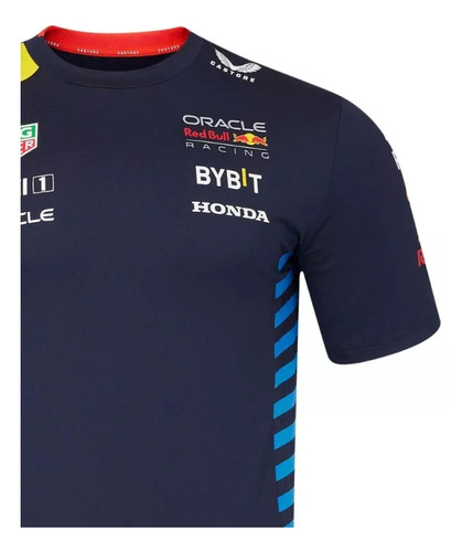 Playera Motorsports Formula 1 Red Bull Racing Team 2024 Azul