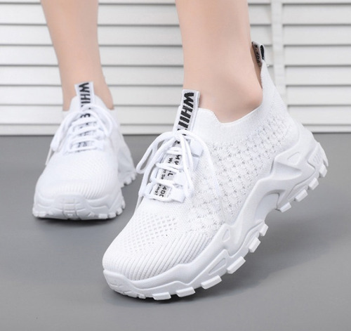 Zapatos Casuales Cómodos Con Plataforma De Moda Para Mujer