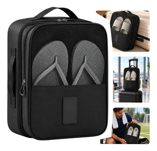 Bolsa Organizadora Mala De Tenis Necessaire Viagem Academia Preto