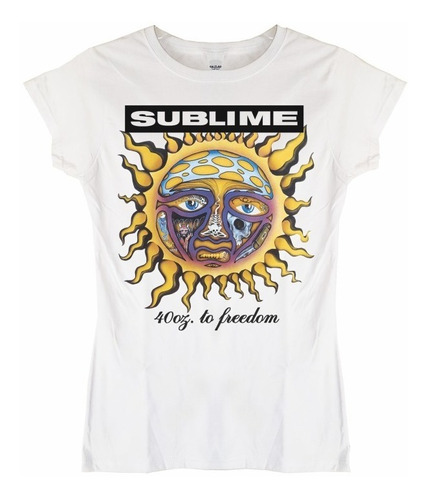 Polera Mujer Sublime 40 Oz To Freedom Punk Abominatron