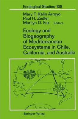 Libro Ecology And Biogeography Of Mediterranean Ecosystem...