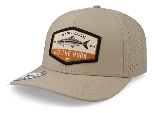 Gorra Ranch & Corral Fishing Off The Hook 15 Rcfs15 Beige Un