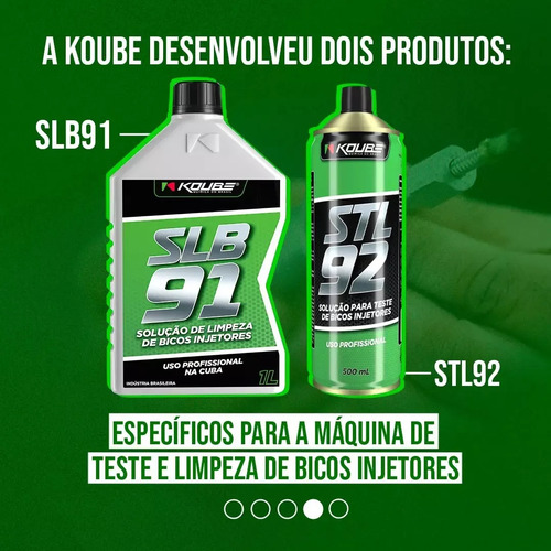 Stl92 Solução Teste Bicos Injetores Máquina + Slb91 Limpeza