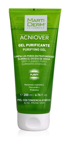 Martiderm Acniover Gel Facial Limpiador Purificante 200 Ml